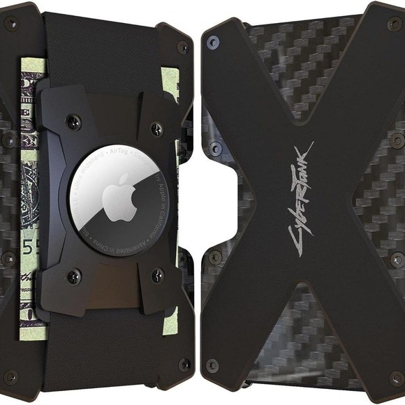 CyberTank Wallet for Men With‎ Airtag Holder - Picture 1 of 7